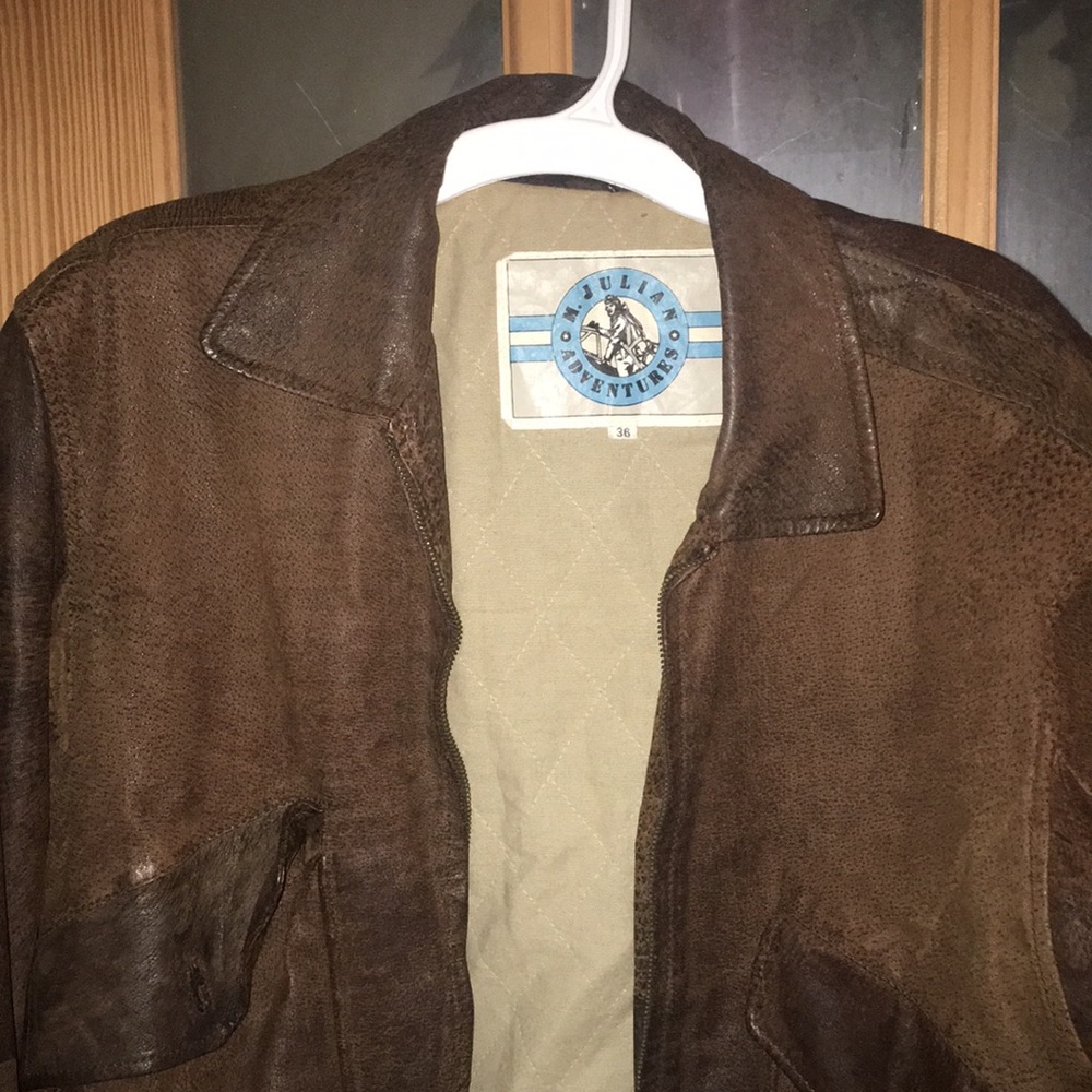 M. JULIAN ADVENTURES AIRBORNE Flight BOMBER jacket